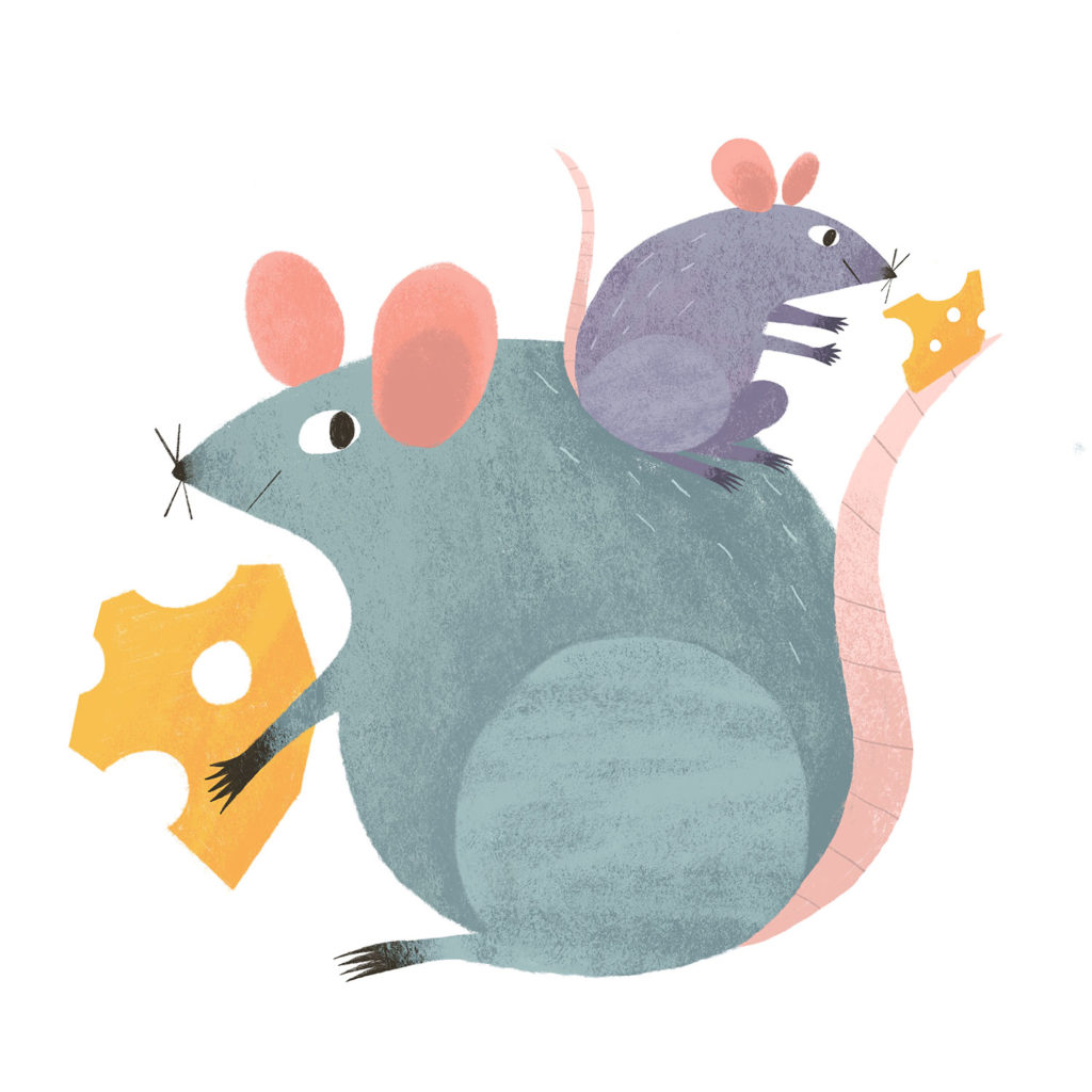 New Year Card 2020 - Rats